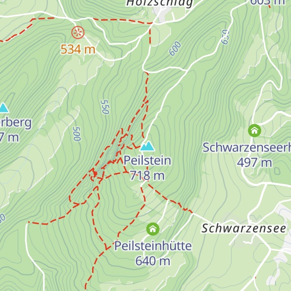 Map of Peilsteinhaus