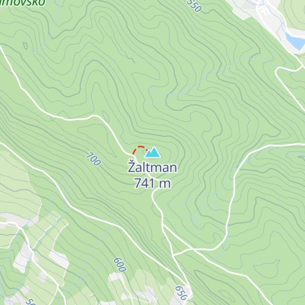 Map of Žaltman