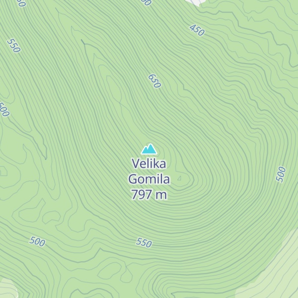Map of Velika Gomila