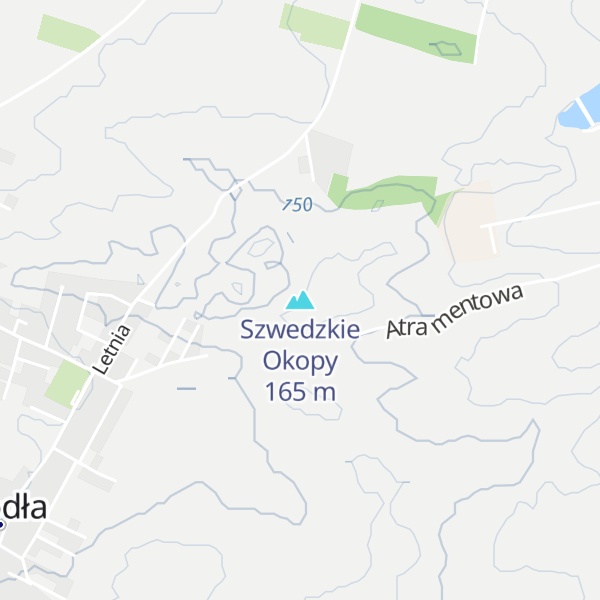 Map of Szwedzkie Okopy