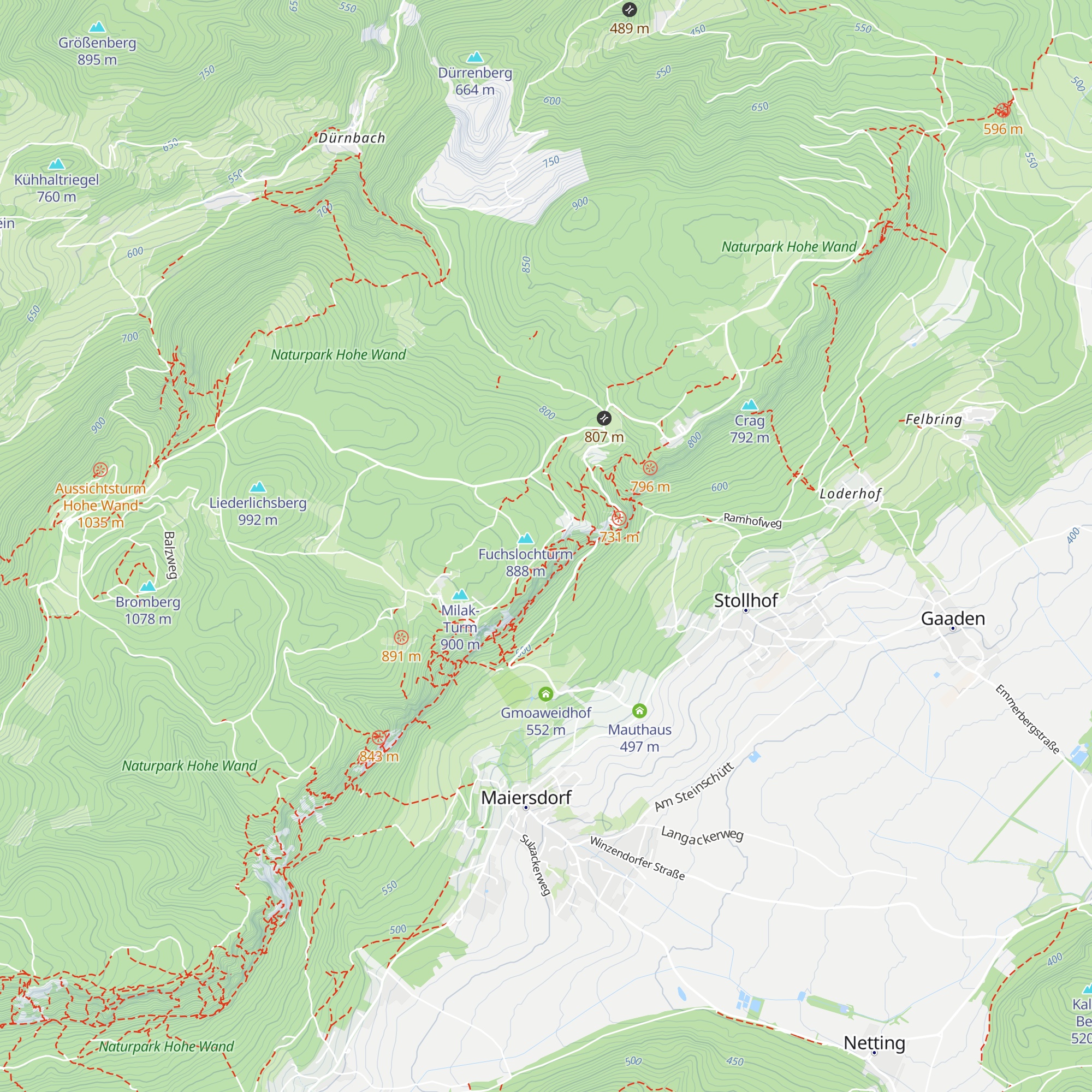 Jety-Hütte map