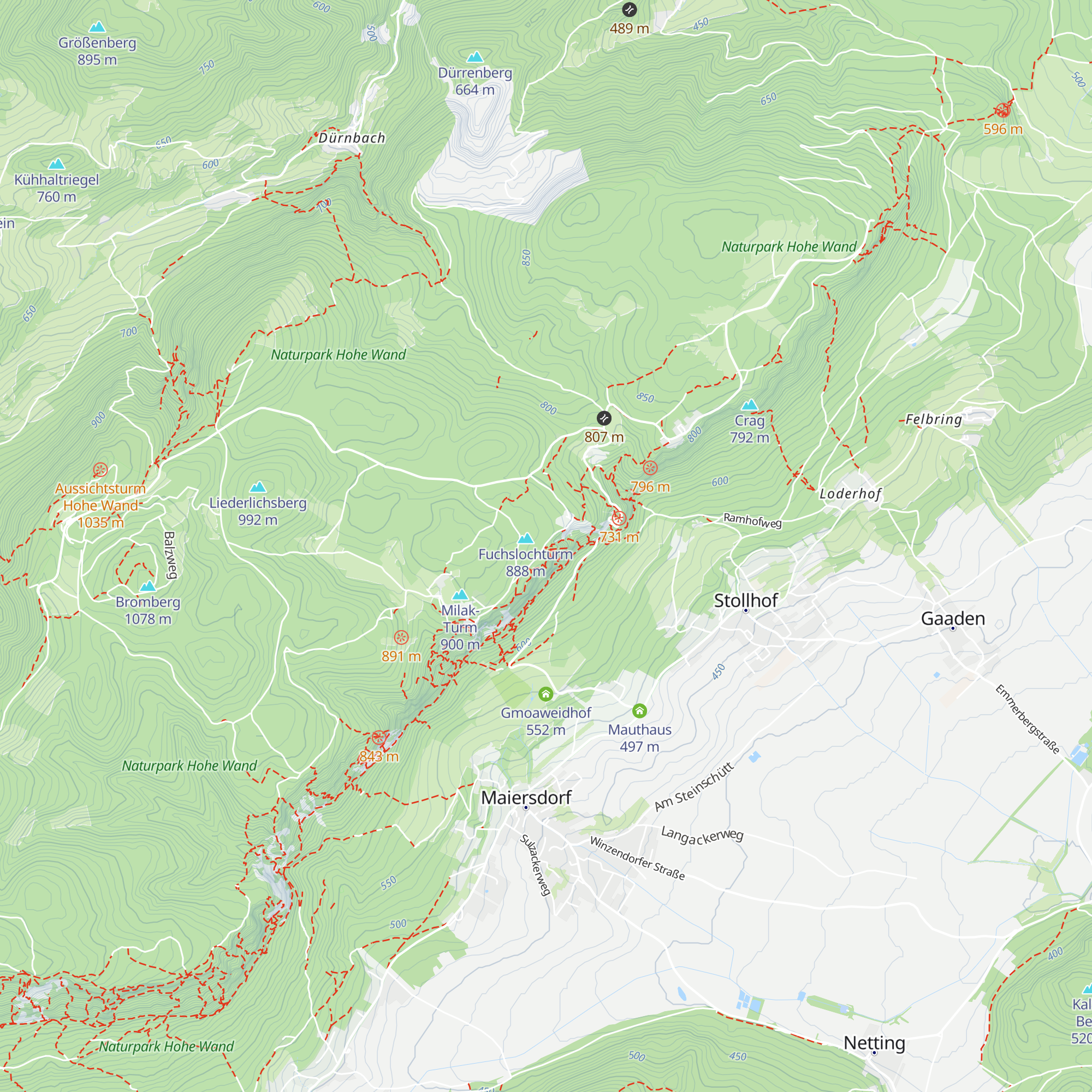Jety-Hütte map