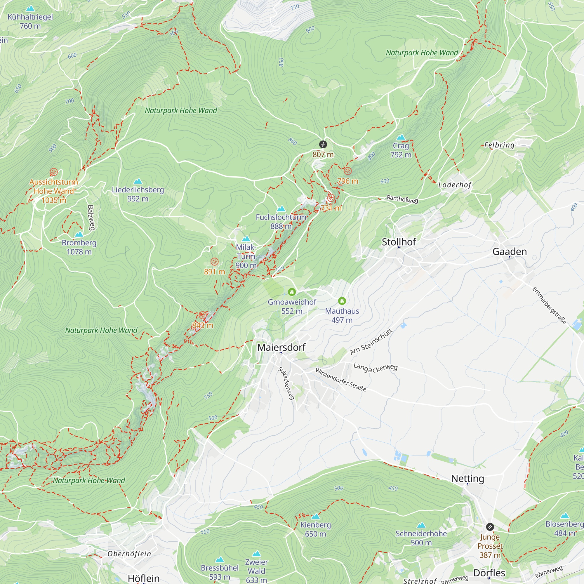 Gmoaweidhof map