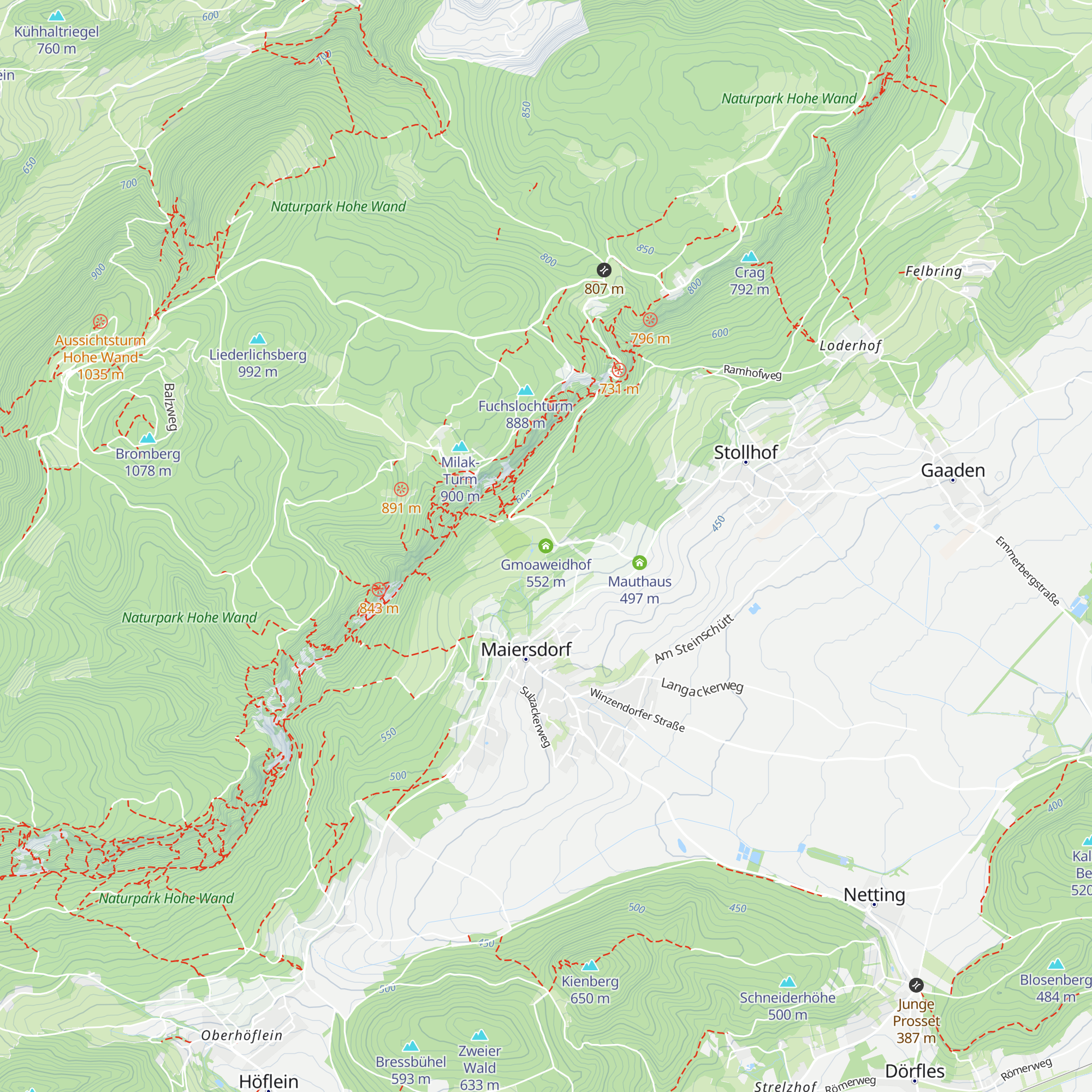 Gmoaweidhof map