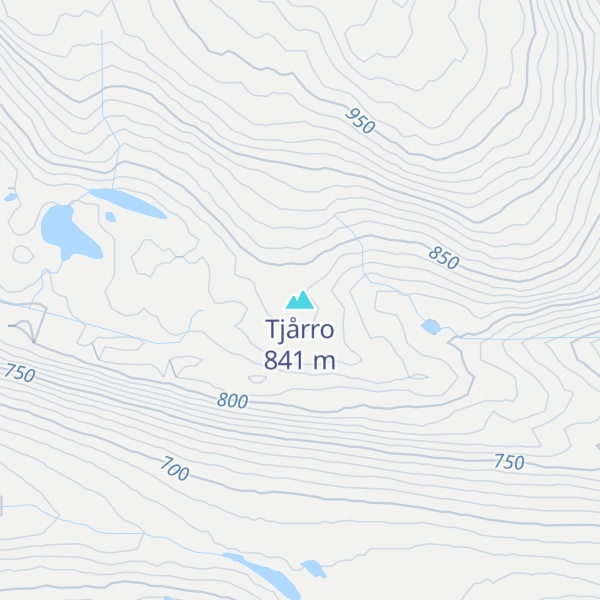 Map of Tjårro