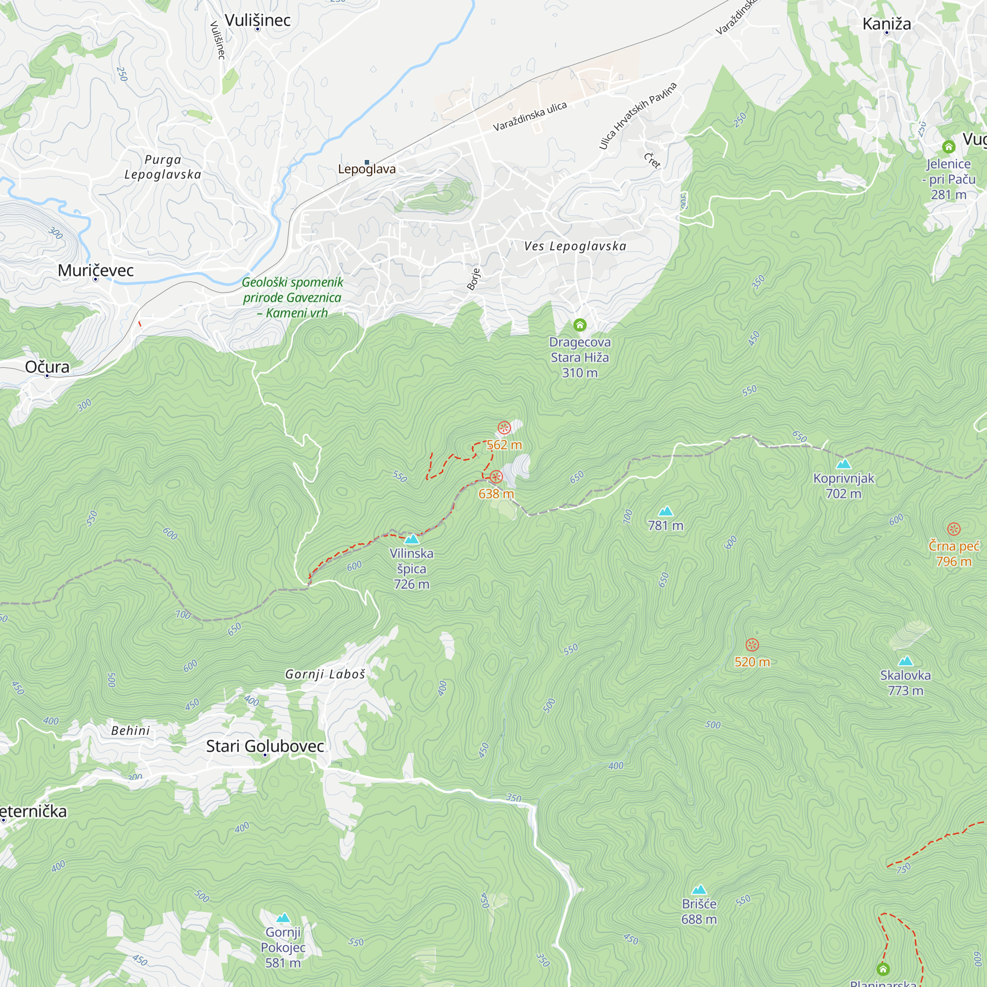 Orhideja map