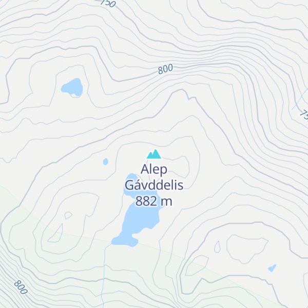 Map of Alep Gávddelis
