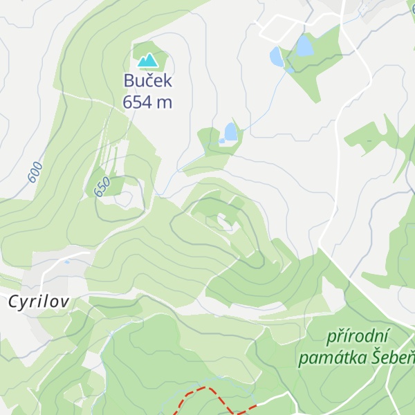 Map of Holý vrch