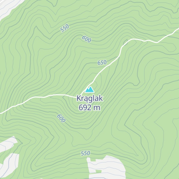 Map of Krąglak