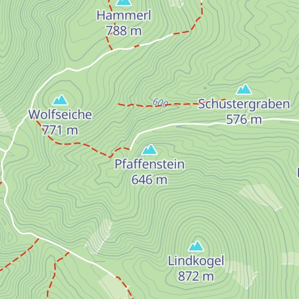 Map of Pfaffenstein