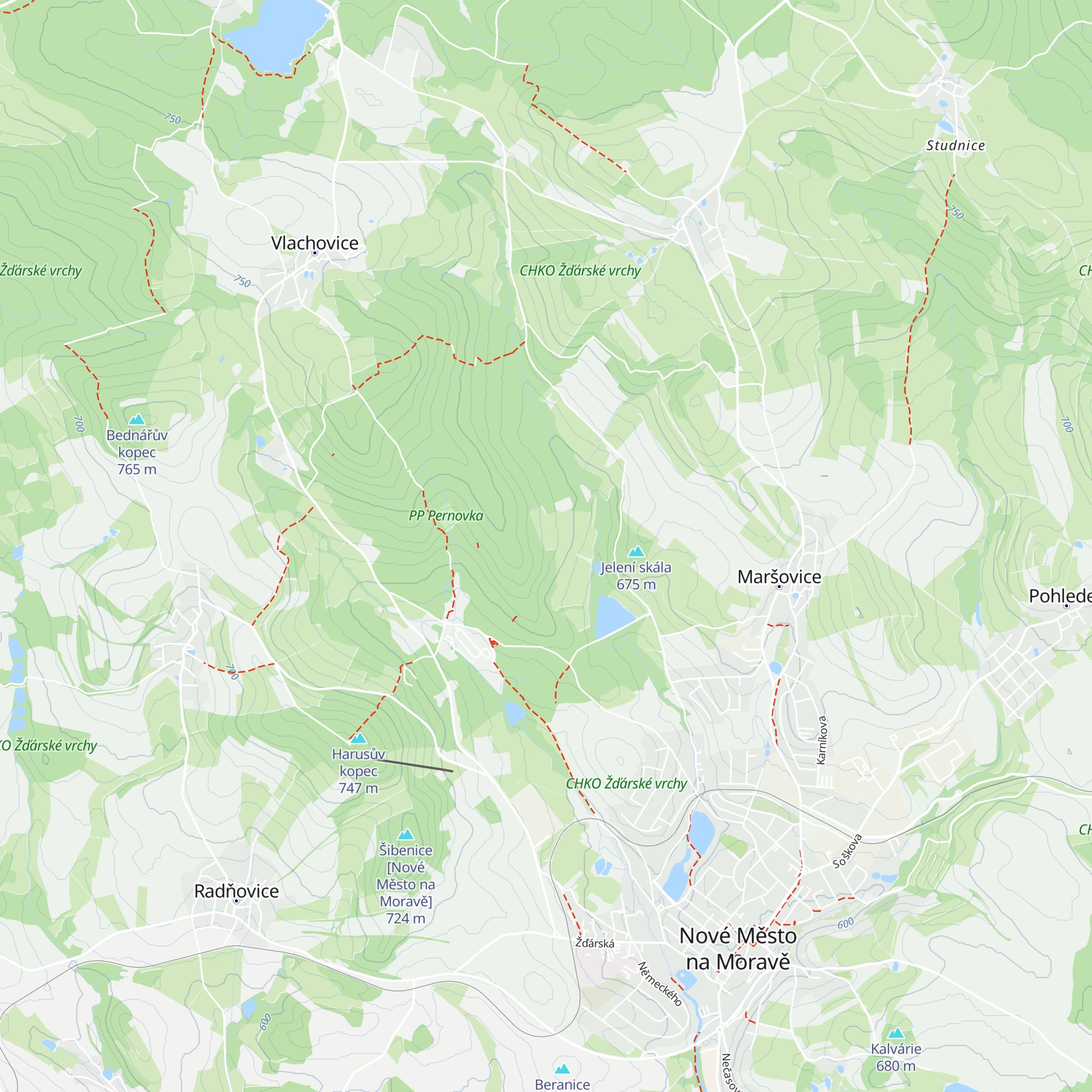 Chata NMNM map