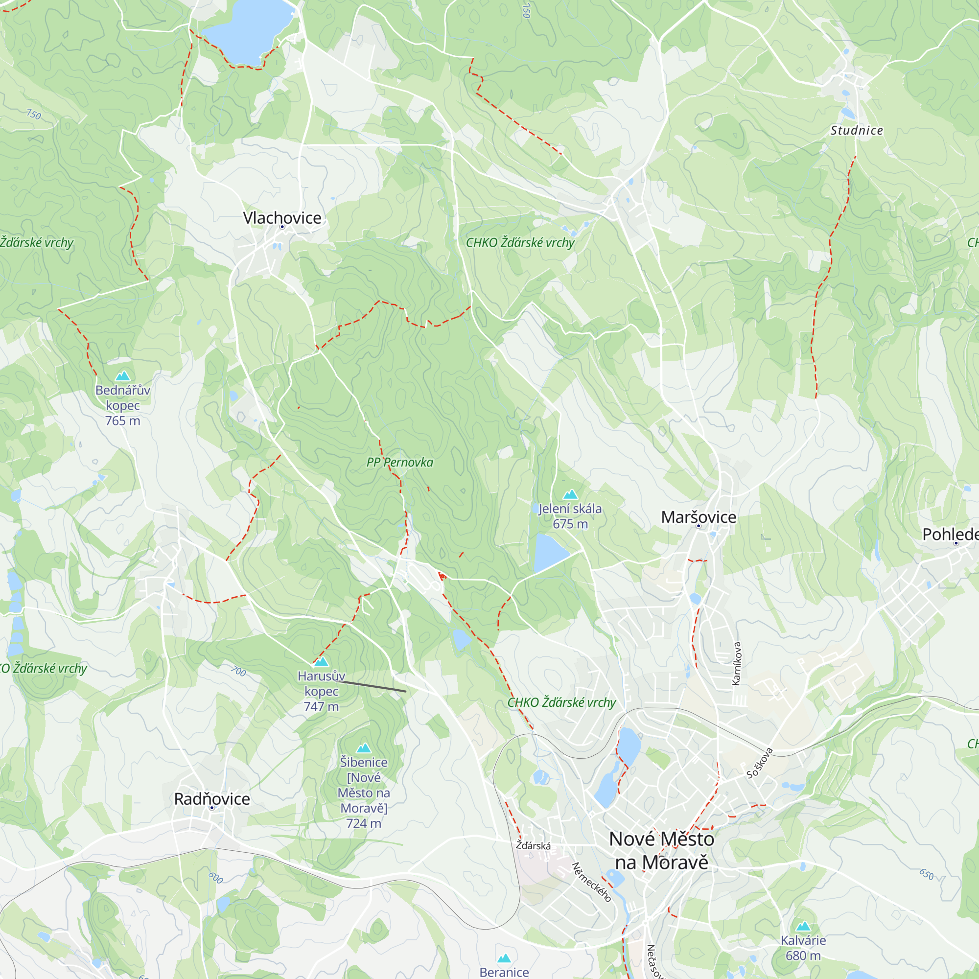 Chata NMNM map