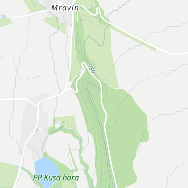 Map of Kozí nožka [Jenišovice-Štěnec]