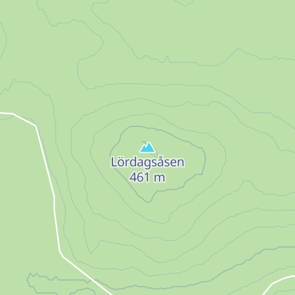 Map of Lördagsåsen