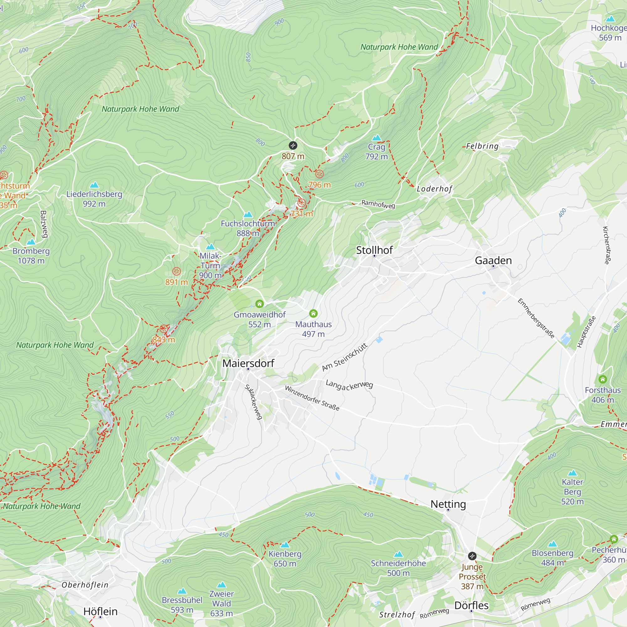 Mauthaus map