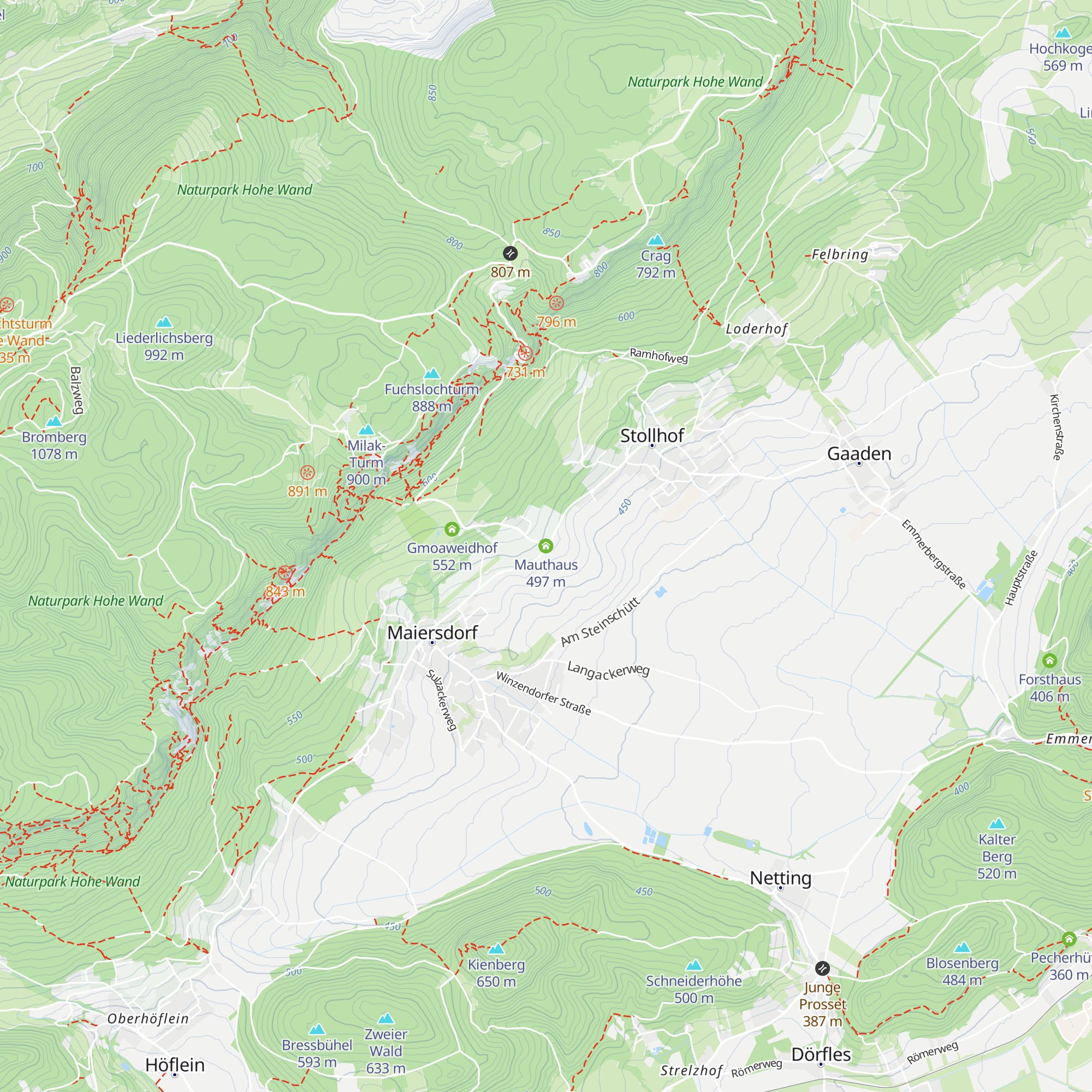 Mauthaus map