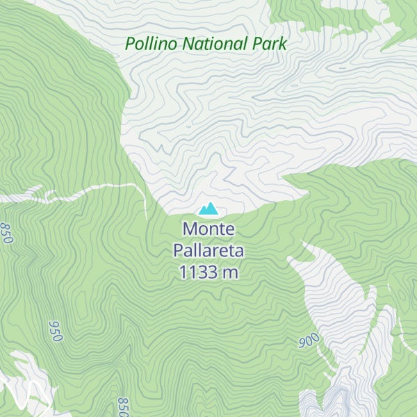 Map of Monte Pallareta