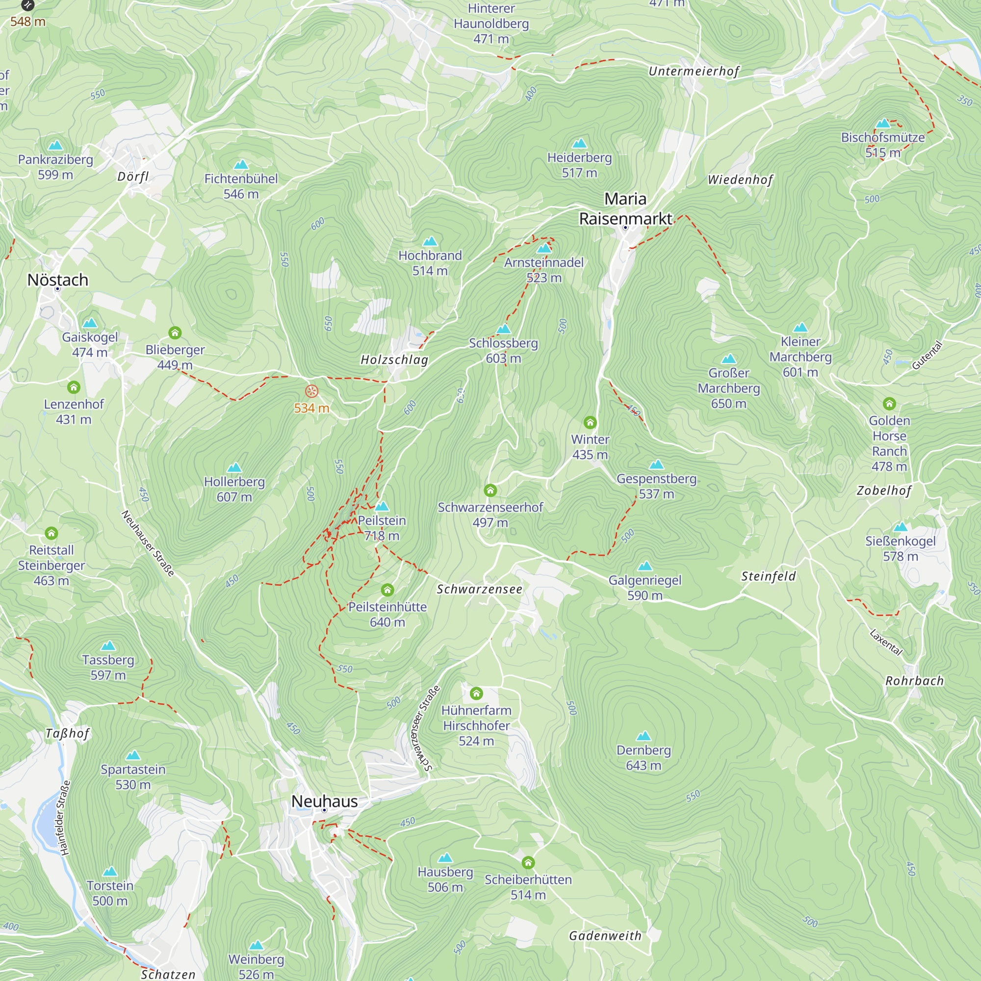 Schwarzenseerhof map