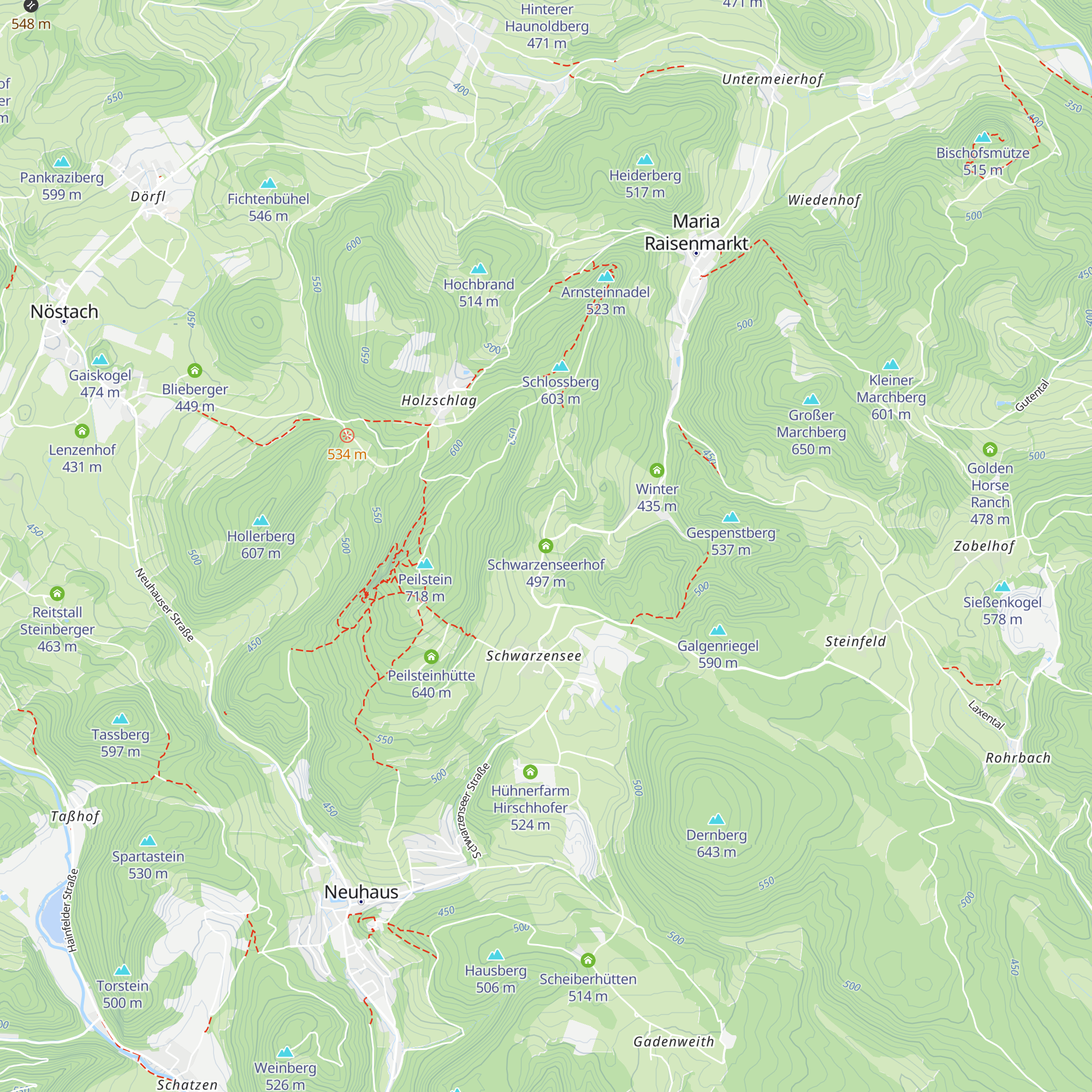 Schwarzenseerhof map