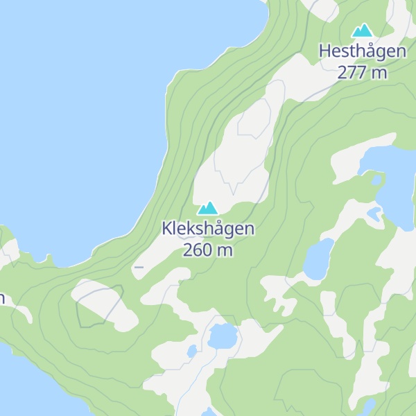 Map of Klekshågen