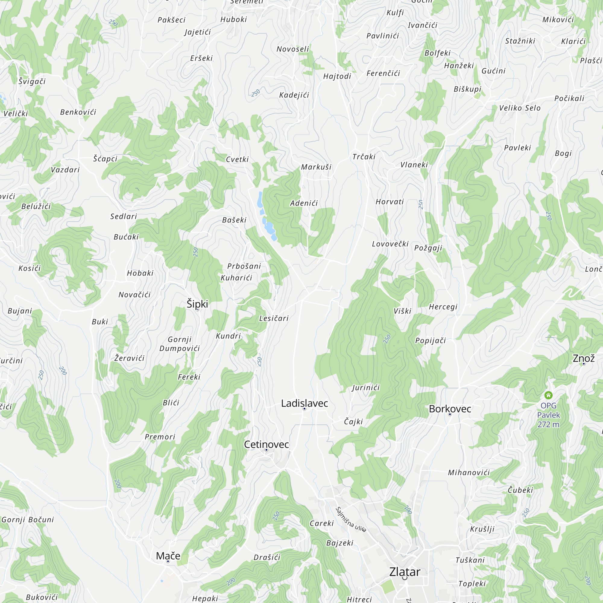 Trgocentar map