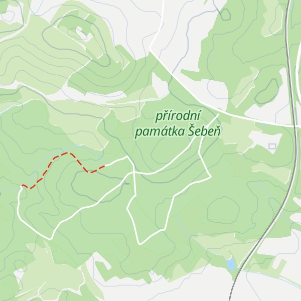 Map of Šebeň