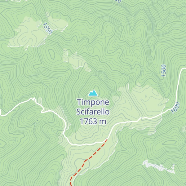 Map of Timpone Scifarello
