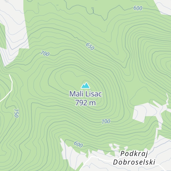 Map of Mali Lisac
