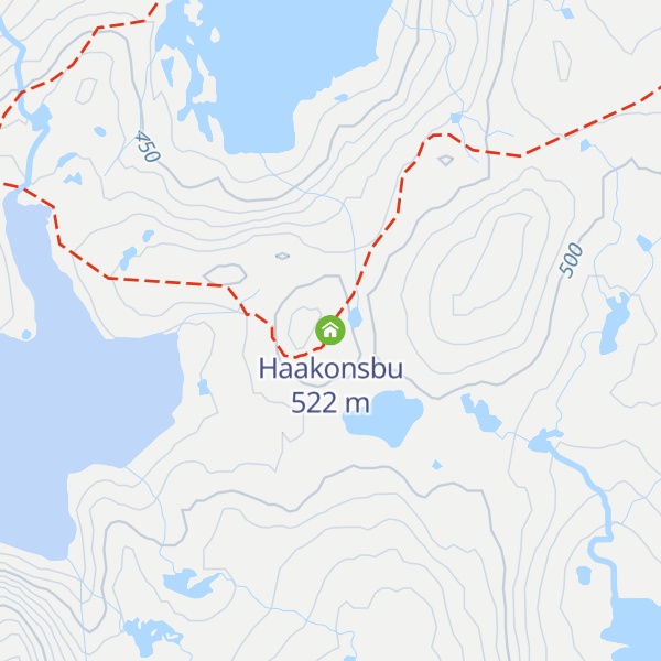 Map of Haakonsbu