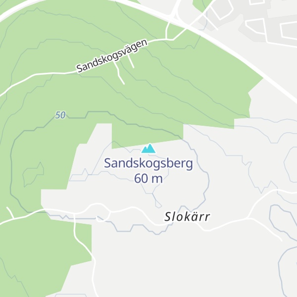 Map of Sandskogsberg