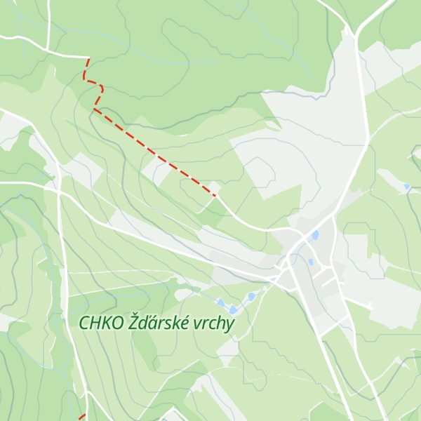 Map of Kříby