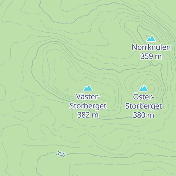 Map of Väster-Storberget