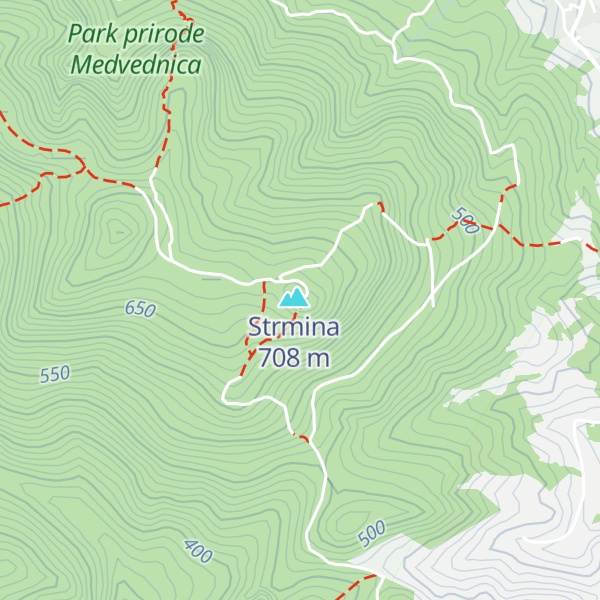 Map of Planinarski dom "Lipa Rog"
