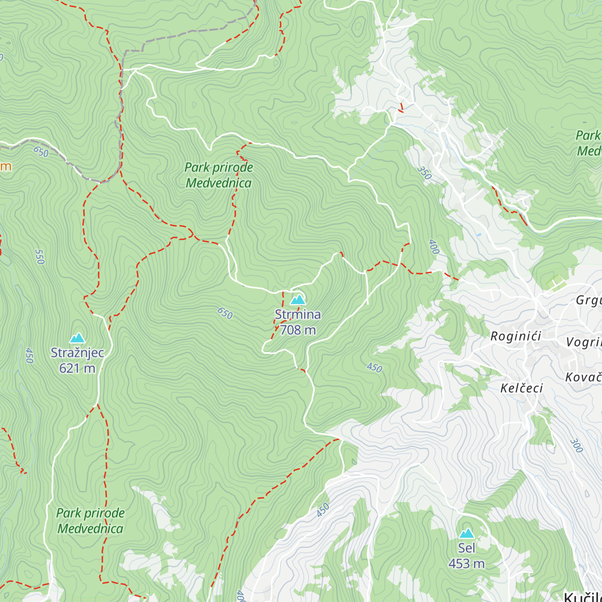 Planinarski dom "Lipa Rog" map