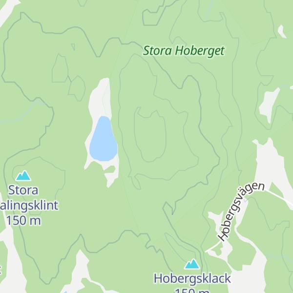 Map of Stora Hoberget