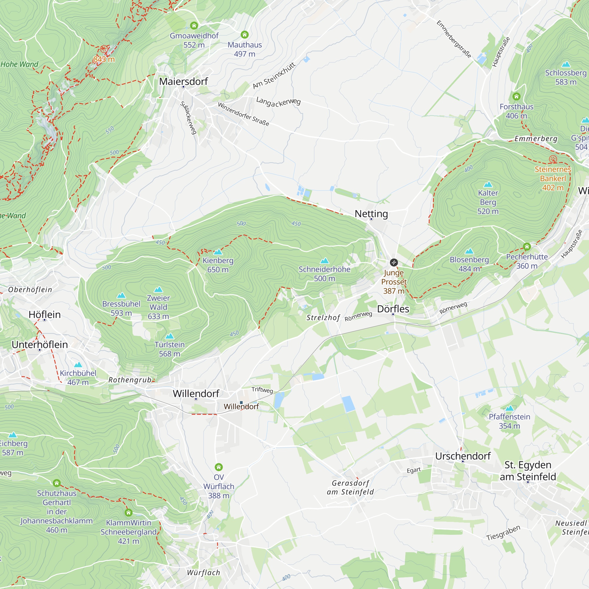Schutzhütte map