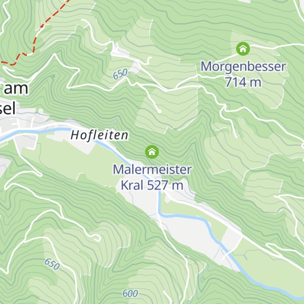Map of Malermeister Kral