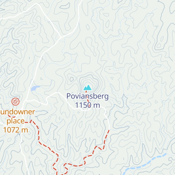Map of Poviansberg