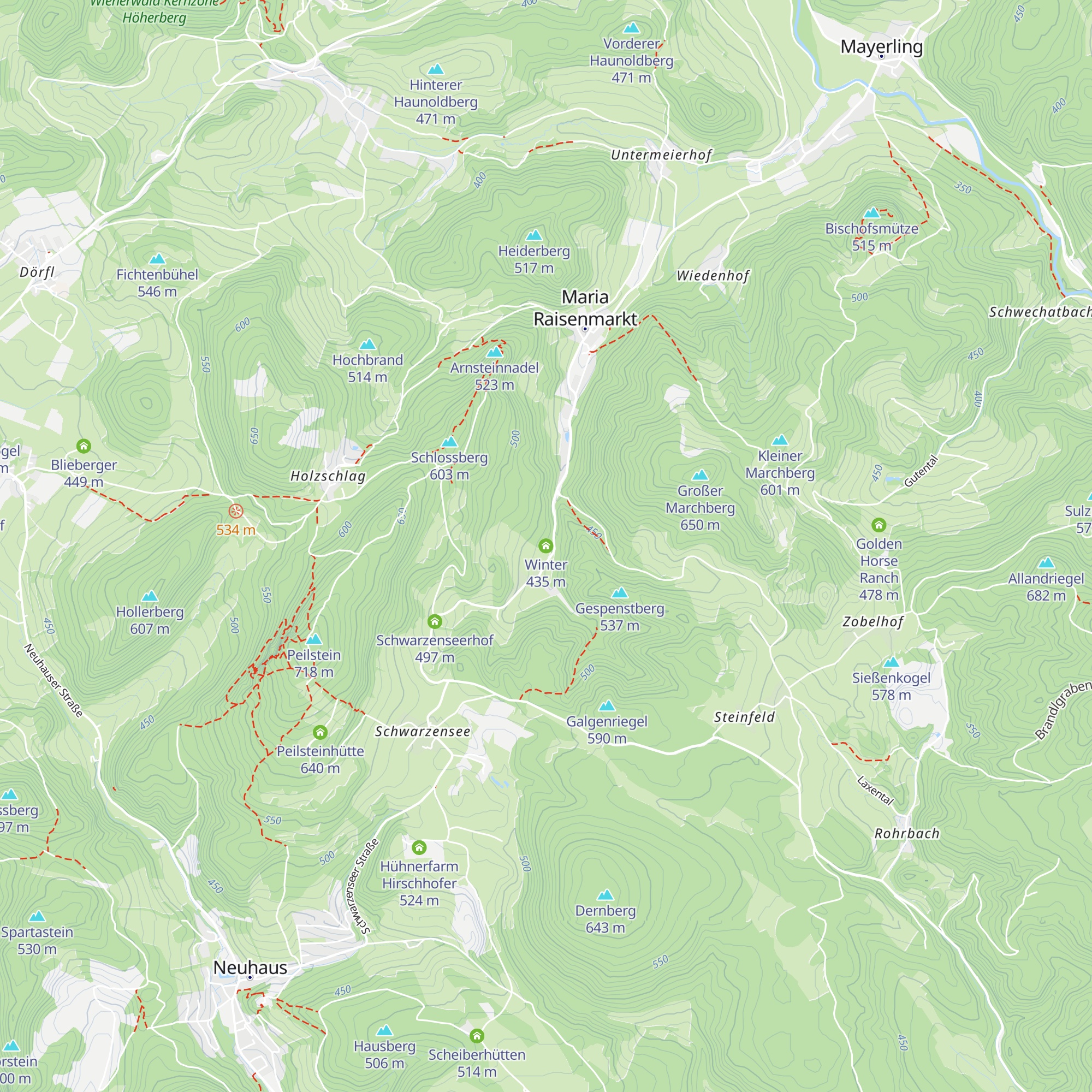 Winter map