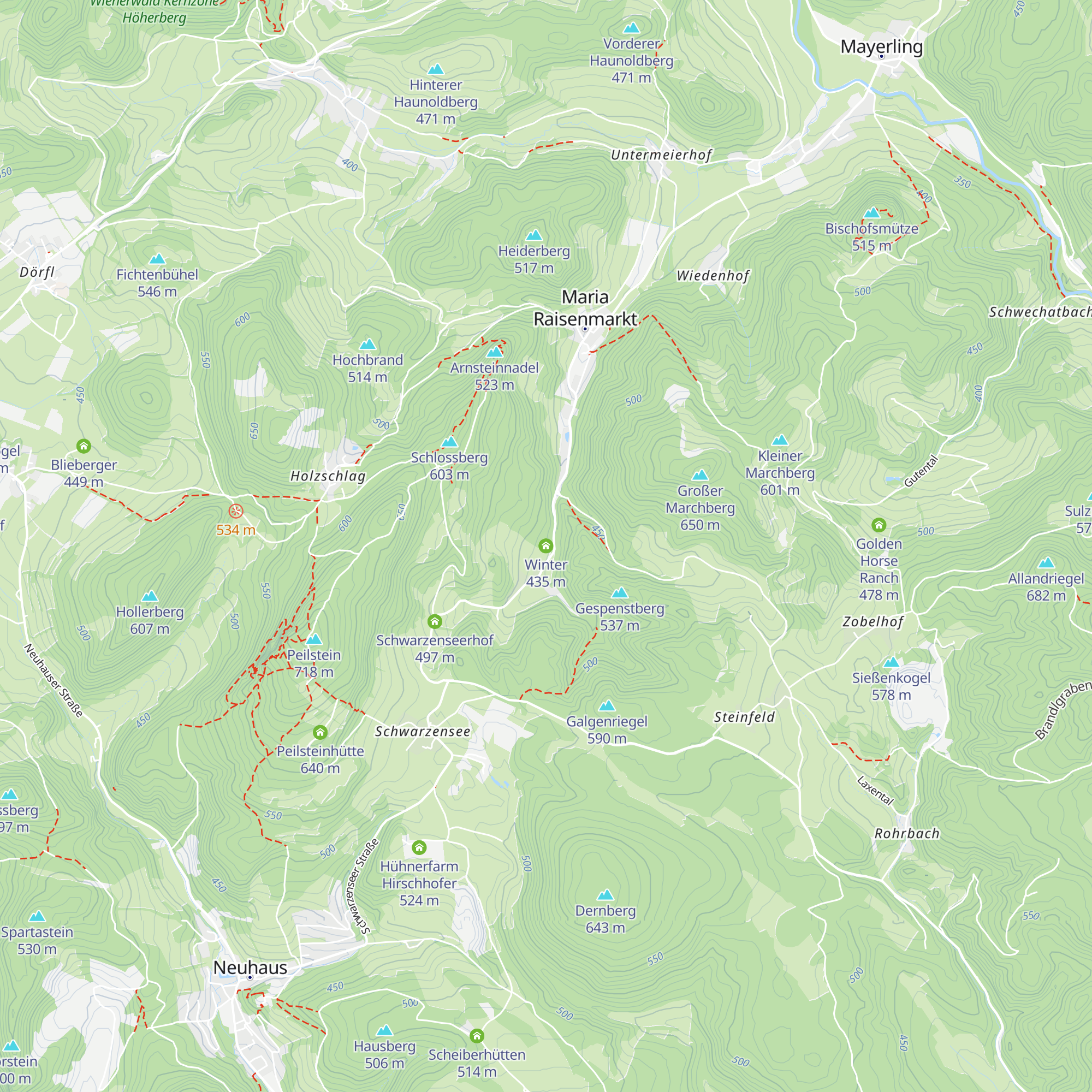 Winter map