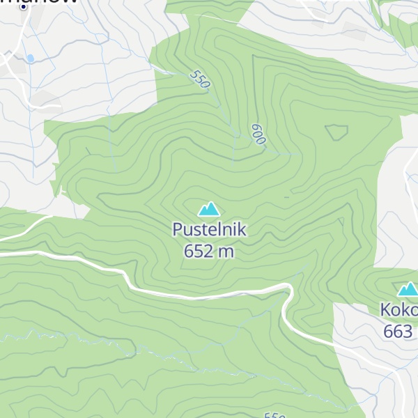 Map of Pustelnik