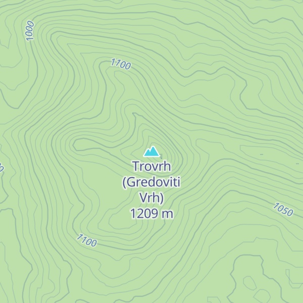 Map of Trovrh (Gredoviti Vrh)