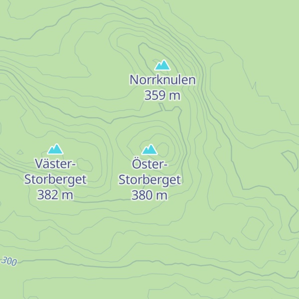 Map of Öster-Storberget