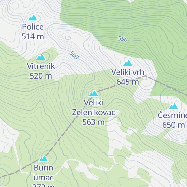 Map of Veliki Zelenikovac