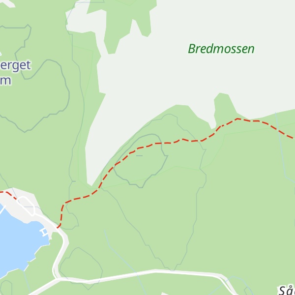 Map of Bredmossberget