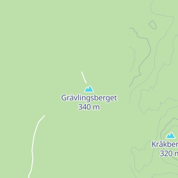 Map of Grävlingsberget
