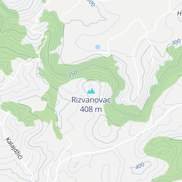 Map of Rizvanovac