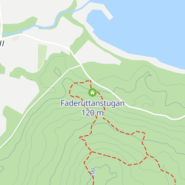 Map of Faderuttanstugan