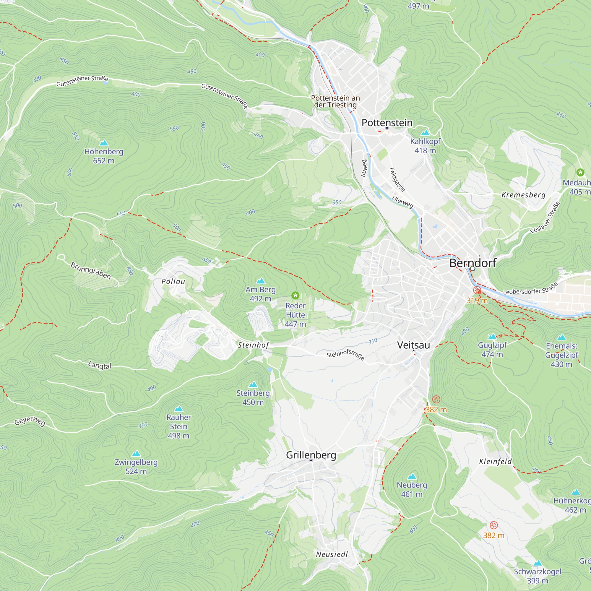 Reder Hütte map