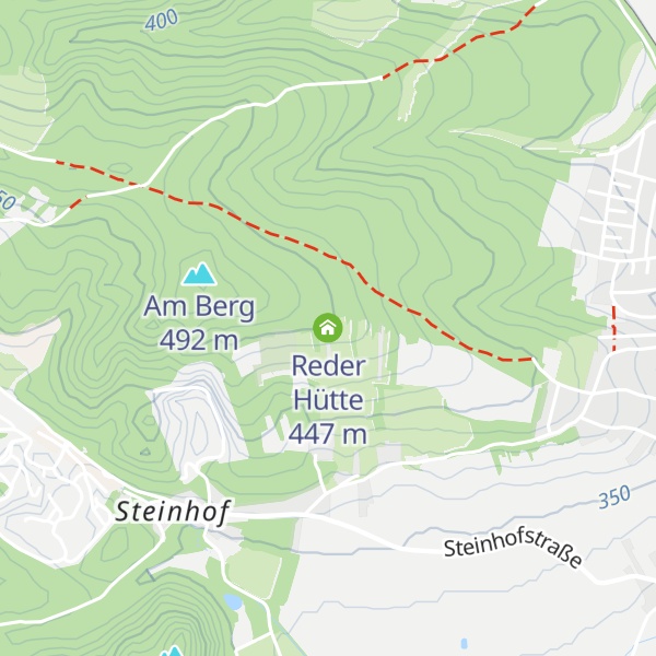 Map of Reder Hütte